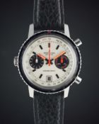 A GENTLEMAN'S STAINLESS STEEL BREITLING CHRONO-MATIC CHRONOGRAPH WRIST WATCH CIRCA 1969, REF. 2110
