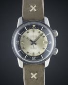 A GENTLEMAN'S STAINLESS STEEL SANDOZ SUPER COMPRESSOR AUTOMATIC DIVERS WRIST WATCH CIRCA 1966