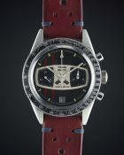 A GENTLEMAN'S STAINLESS STEEL YEMA RALLYE 