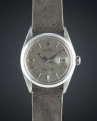 A GENTLEMAN'S STAINLESS STEEL ROLEX OYSTER PERPETUAL DATEJUST WRIST WATCH CIRCA 1971, REF. 1600 WITH