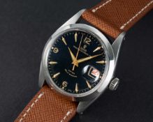 A RARE GENTLEMAN'S STAINLESS STEEL ROLEX TUDOR PRINCE OYSTERDATE 34 WRIST WATCH CIRCA 1950s, REF.