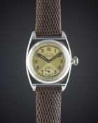 A RARE GENTLEMAN'S STAINLESS STEEL ROLEX OYSTER 