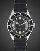 A RARE GENTLEMAN'S STAINLESS STEEL CITIZEN PARAWATER 150M AUTOMATIC DIVERS WRIST WATCH CIRCA 1971,