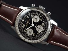 A RARE GENTLEMAN'S STAINLESS STEEL BREITLING AOPA 24 HOUR COSMONAUTE NAVITIMER CHRONOGRAPH WRIST