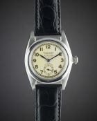 A GENTLEMAN'S STAINLESS STEEL ROLEX OYSTER PERPETUAL 