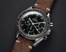 A RARE GENTLEMAN'S STAINLESS STEEL OMEGA SPEEDMASTER PROFESSIONAL 