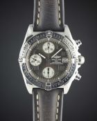 A GENTLEMAN'S STAINLESS STEEL BREITLING CHRONO COCKPIT CHRONOGRAPH WRIST WATCH CIRCA 2007, REF.