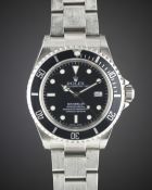 A GENTLEMAN'S STAINLESS STEEL ROLEX OYSTER PERPETUAL DATE SEA DWELLER BRACELET WATCH DATED 2003,