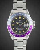 A RARE GENTLEMAN'S STAINLESS STEEL ROLEX OYSTER PERPETUAL DATE 