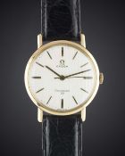 A GENTLEMAN'S 18K SOLID ROSE GOLD OMEGA SEAMASTER 30 WRIST WATCH CIRCA 1964, REF. 2861 WITH 