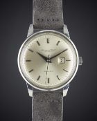 A GENTLEMAN'S LARGE SIZE STAINLESS STEEL IWC AUTOMATIC WRIST WATCH CIRCA 1960s, REF. 648A