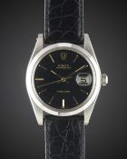 A GENTLEMAN'S STAINLESS STEEL ROLEX OYSTERDATE PRECISION WRIST WATCH DATED 1981, REF. 6694 WITH