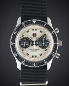 A GENTLEMAN'S STAINLESS STEEL GIGANDET SUPER SUBMARINE DIVERS CHRONOGRAPH WRIST WATCH CIRCA 1960s