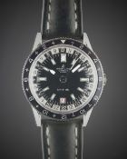 A GENTLEMAN'S STAINLESS STEEL BREITLING UNITIME 