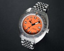 A RARE GENTLEMAN'S STAINLESS STEEL DOXA 