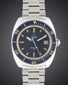 A RARE GENTLEMAN'S STAINLESS STEEL OMEGA SEAMASTER 120 BRACELET WATCH CIRCA 1973, REF. 166.088 WITH