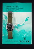 A RARE GENTLEMAN'S STAINLESS STEEL ROLEX OYSTER PERPETUAL SUBMARINER WRIST WATCH CIRCA 1969, REF.
