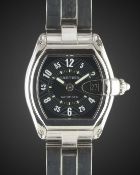A GENTLEMAN'S STAINLESS STEEL CARTIER ROADSTER AUTOMATIC BRACELET WATCH CIRCA 2000s, REF. 2510
