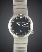 A MID SIZE TITANIUM PORSCHE DESIGN BY IWC 500 BRACELET WATCH CIRCA 1990, REF. 3503 Movement: