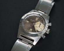 A VERY RARE GENTLEMAN'S STAINLESS STEEL AQUASTAR DEEPSTAR 10 ATM 