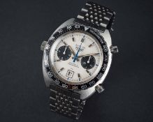 A VERY RARE GENTLEMAN'S STAINLESS STEEL HEUER AUTAVIA 