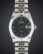 A GENTLEMAN'S STAINLESS STEEL ROLEX OYSTER PERPETUAL AIR KING DATE BRACELET WATCH CIRCA 1976, REF.