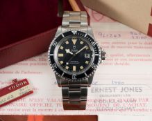 A RARE GENTLEMAN'S STAINLESS STEEL ROLEX TUDOR PRINCE OYSTERDATE 
