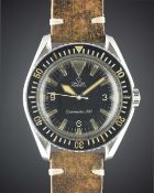 A RARE GENTLEMAN'S STAINLESS STEEL OMEGA SEAMASTER 300 