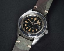 A RARE GENTLEMAN'S STAINLESS STEEL ETERNA MATIC SUPER KONTIKI WRIST WATCH CIRCA 1960s, REF. 130PTX/3