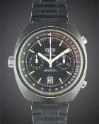 A GENTLEMAN'S PVD COATED HEUER MONTREAL AUTOMATIC CHRONOGRAPH BRACELET WATCH  CIRCA 1970s, REF.