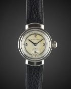 A RARE GENTLEMAN'S STAINLESS STEEL ROLEX OYSTER 