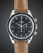 A GENTLEMAN'S STAINLESS STEEL OMEGA SPEEDMASTER CHRONOGRAPH WRIST WATCH CIRCA 2012, REF. 311.32.40.