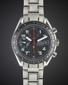 A GENTLEMAN'S STAINLESS STEEL OMEGA SPEEDMASTER 