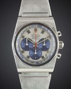 A GENTLEMAN'S STAINLESS STEEL ZENITH EL PRIMERO DEFY AUTOMATIC CHRONOGRAPH BRACELET WATCH CIRCA