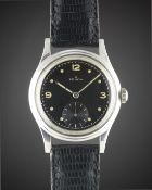 A RARE GENTLEMAN'S STAINLESS STEEL ZENITH 