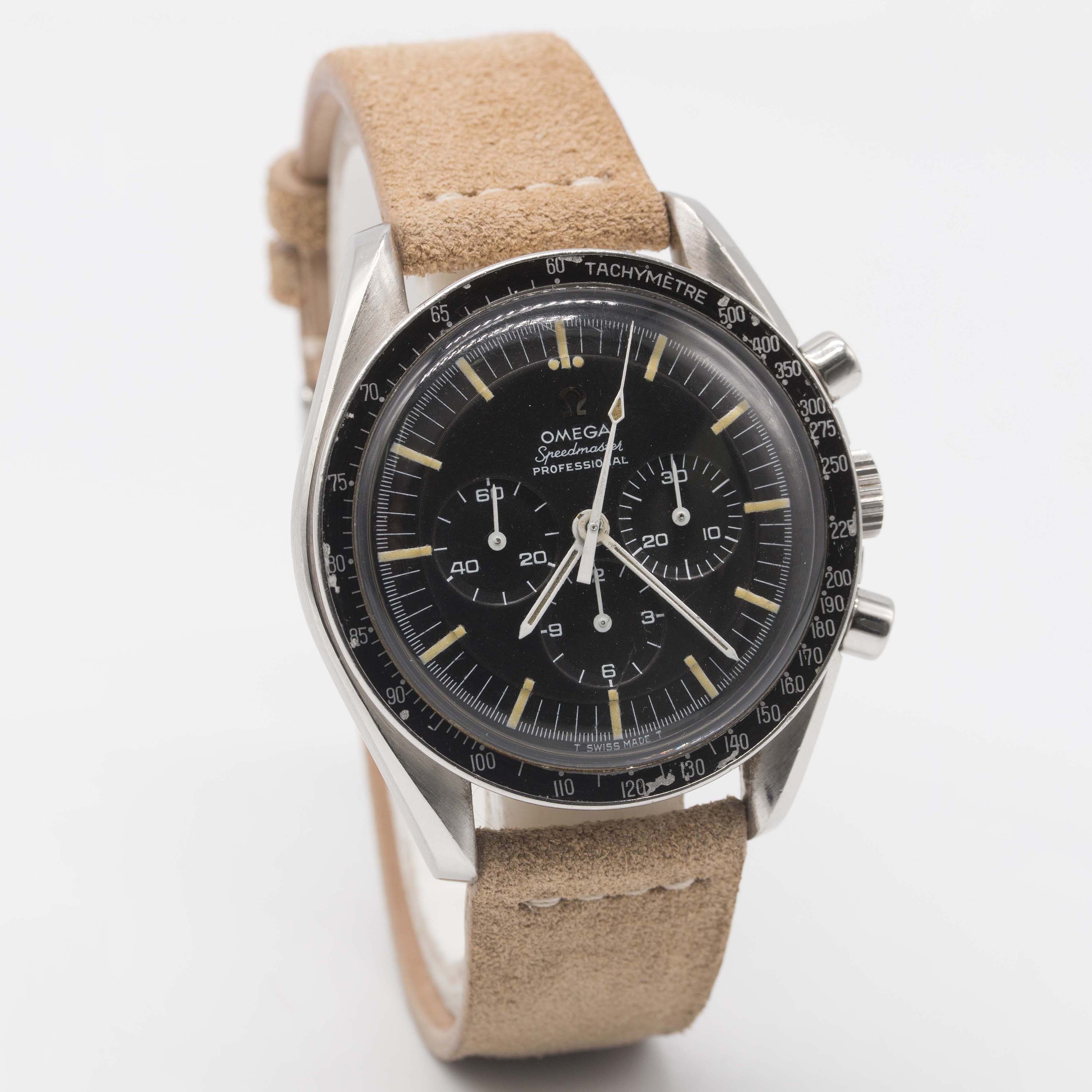 A RARE GENTLEMAN'S STAINLESS STEEL OMEGA SPEEDMASTER PROFESSIONAL CHRONOGRAPH WRIST WATCH CIRCA - Image 6 of 11