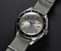 A RARE GENTLEMAN'S STAINLESS STEEL EBERHARD & CO SCAFOGRAF 300 AUTOMATIC DIVERS WRIST WATCH CIRCA
