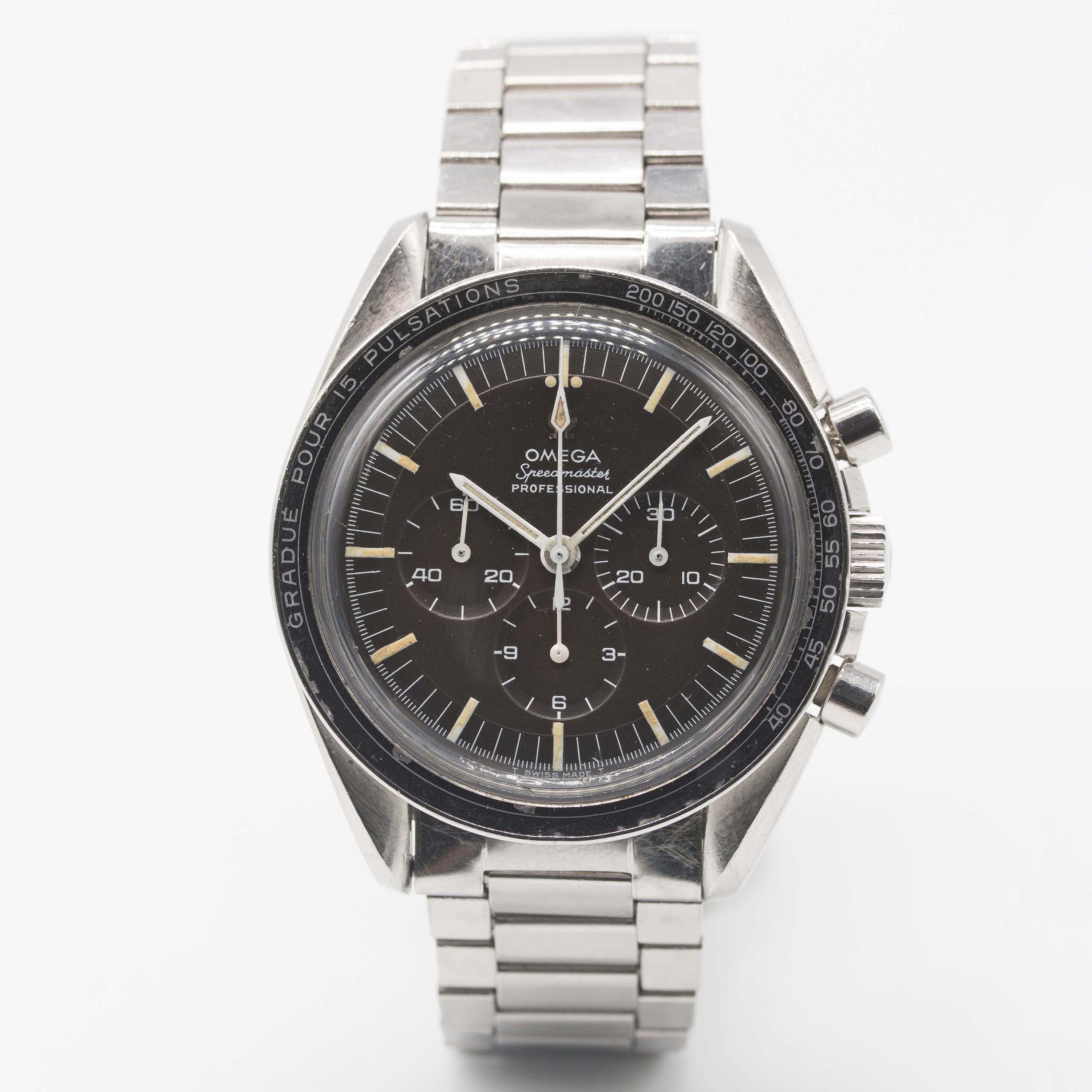 A VERY RARE GENTLEMAN'S STAINLESS STEEL OMEGA SPEEDMASTER PROFESSIONAL "PRE MOON" CHRONOGRAPH - Image 4 of 14