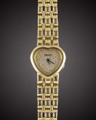 A LADIES 18K SOLID GOLD & DIAMOND PIAGET 