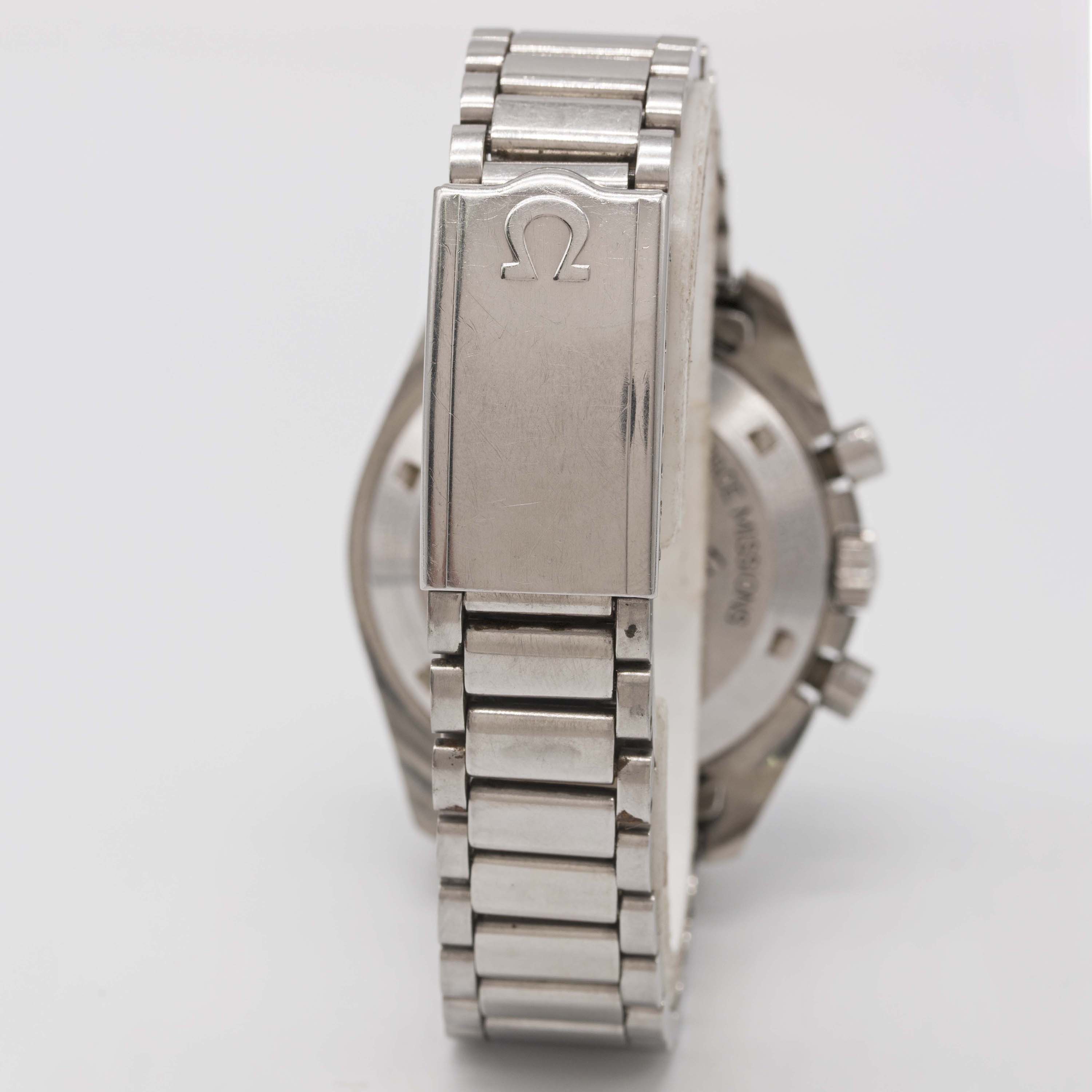 A RARE GENTLEMAN'S STAINLESS STEEL OMEGA SPEEDMASTER PROFESSIONAL CHRONOGRAPH BRACELET WATCH CIRCA - Image 8 of 13