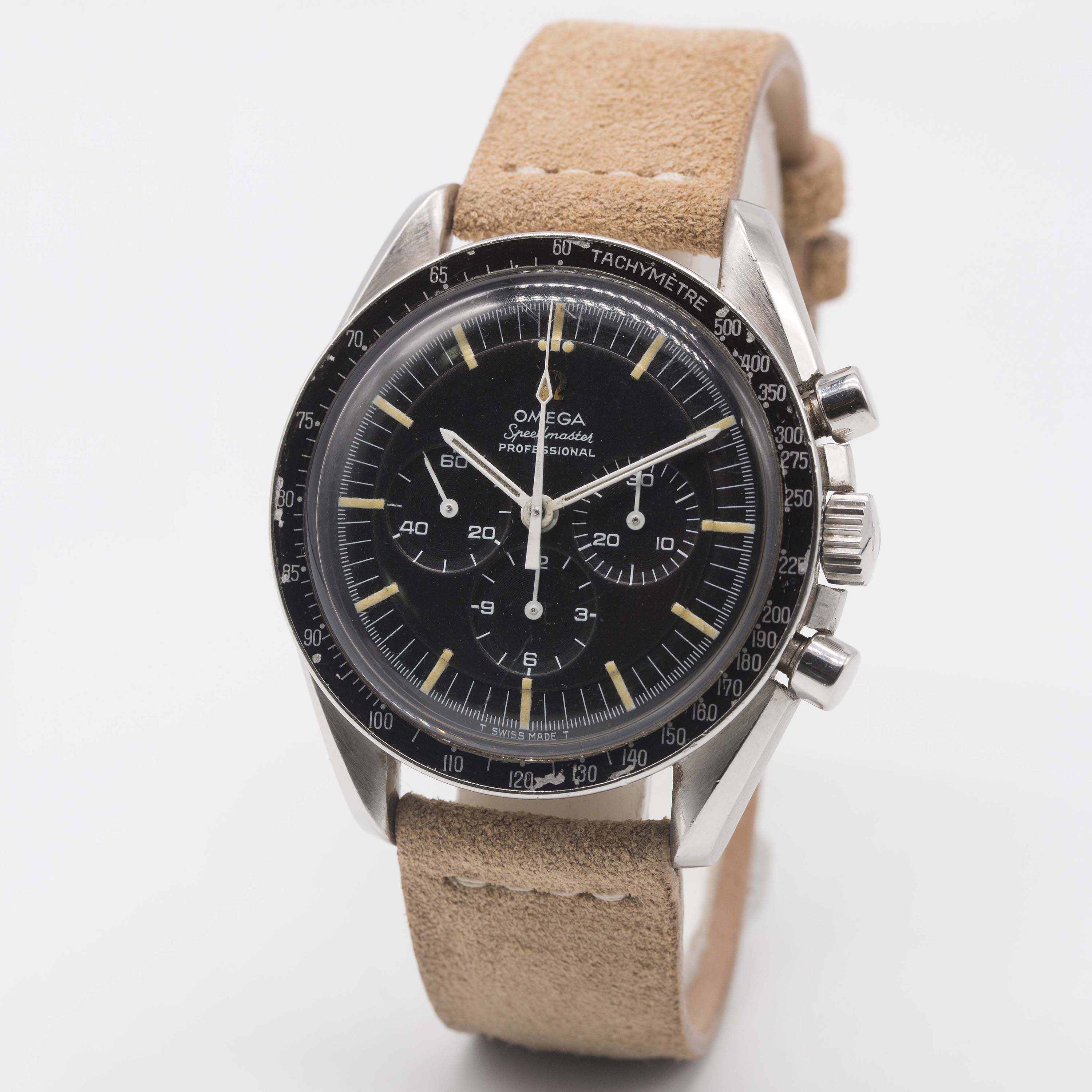 A RARE GENTLEMAN'S STAINLESS STEEL OMEGA SPEEDMASTER PROFESSIONAL CHRONOGRAPH WRIST WATCH CIRCA - Image 5 of 11