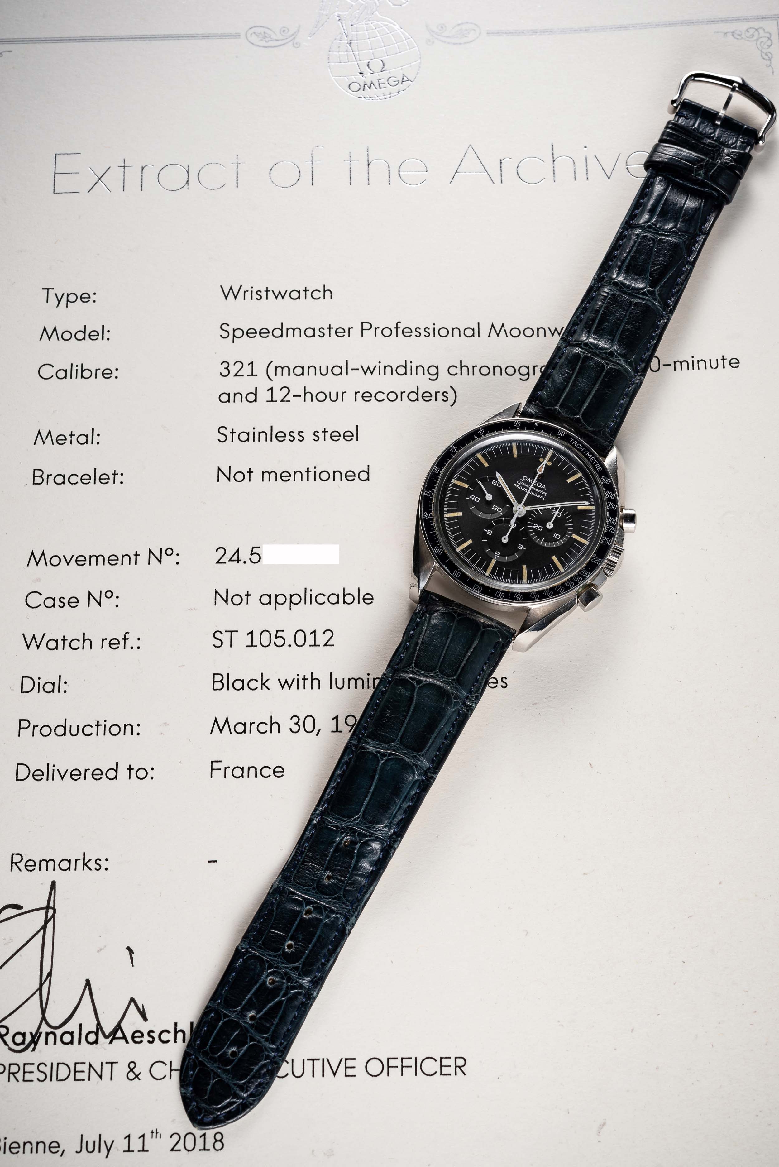 A RARE GENTLEMAN'S STAINLESS STEEL OMEGA SPEEDMASTER PROFESSIONAL "PRE MOON" CHRONOGRAPH WRIST WATCH - Image 2 of 13