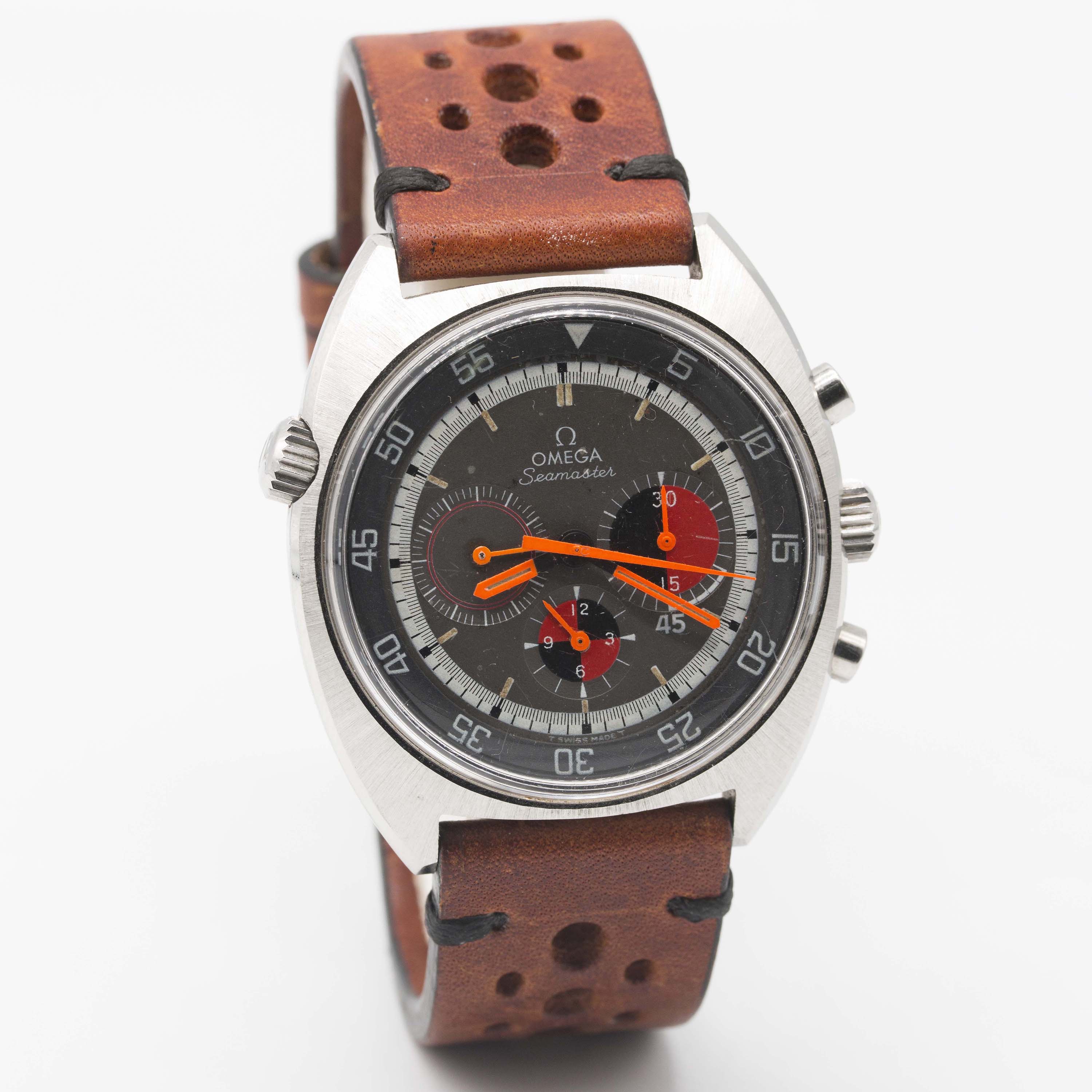 A GENTLEMAN'S STAINLESS STEEL OMEGA SEAMASTER "SOCCER TIMER' CHRONOGRAPH WRIST WATCH CIRCA 1974, - Image 5 of 10