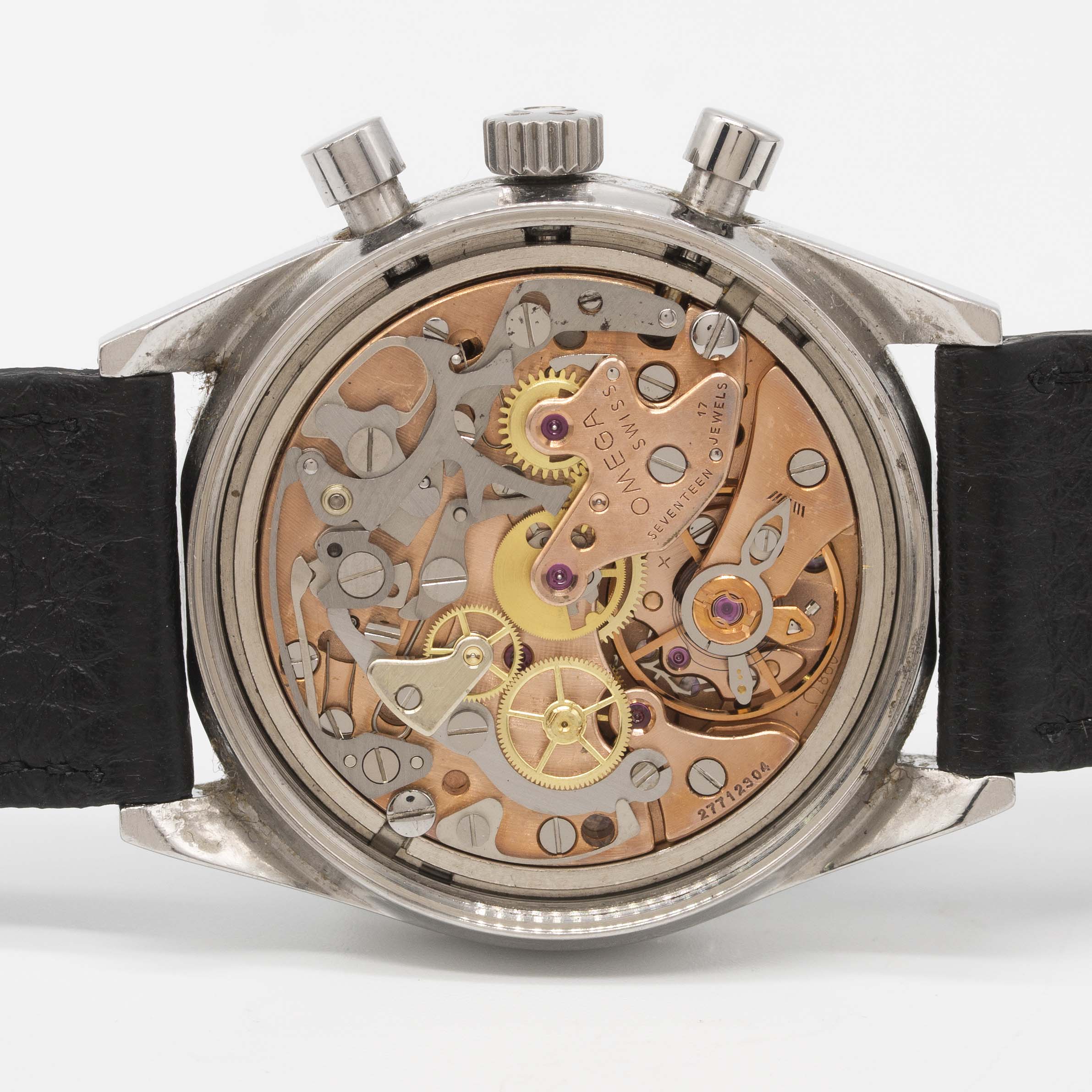 A GENTLEMAN'S STAINLESS STEEL OMEGA DE VILLE CHRONOGRAPH WRIST WATCH CIRCA 1969, REF. 145.017 WITH - Image 7 of 10