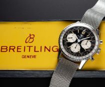 A GENTLEMAN'S STAINLESS STEEL BREITLING NAVITIMER CHRONOGRAPH BRACELET WATCH CIRCA 1967, REF. 806 