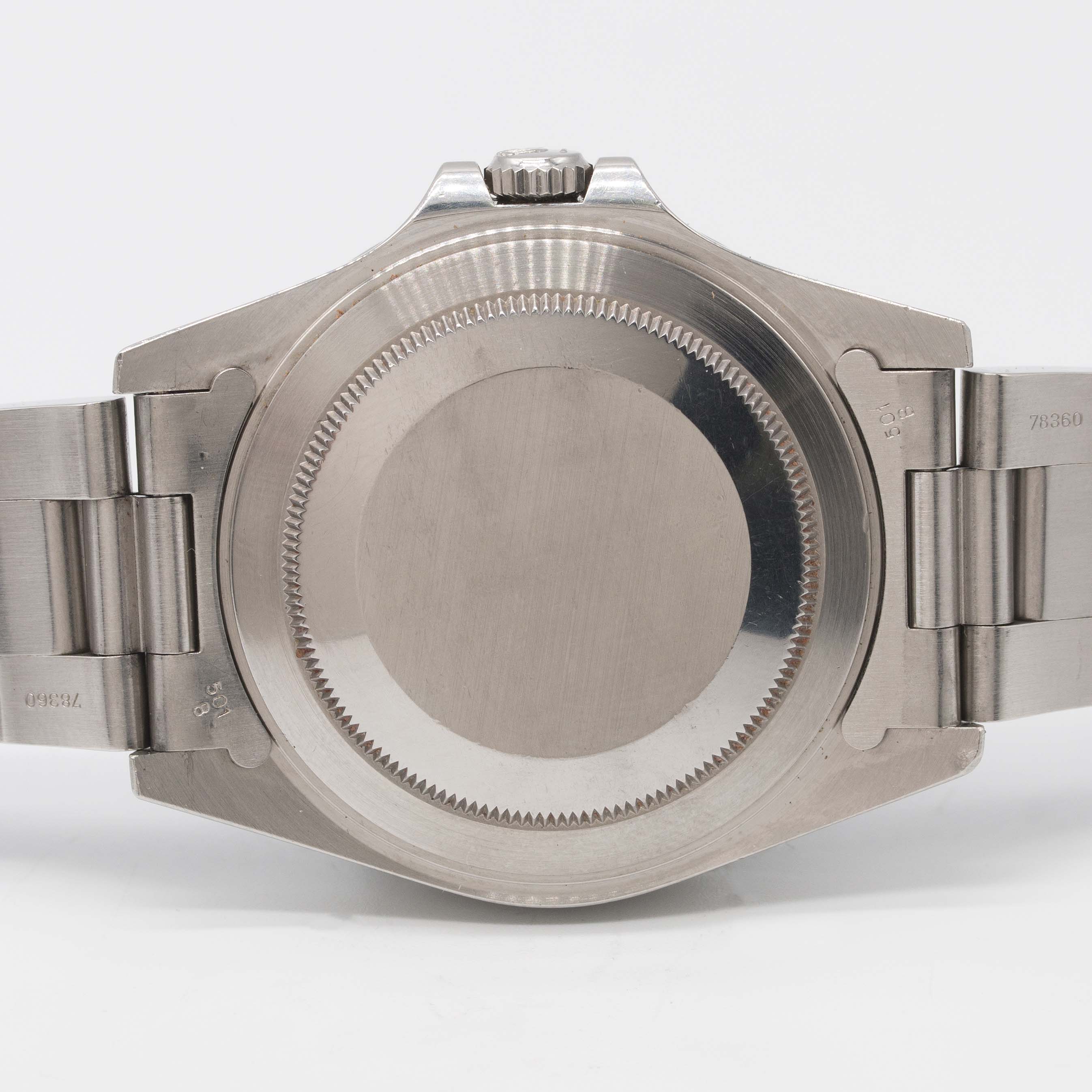 A GENTLEMAN'S STAINLESS STEEL ROLEX OYSTER PERPETUAL DATE EXPLORER II BRACELET WATCH DATED 1993, - Image 7 of 12