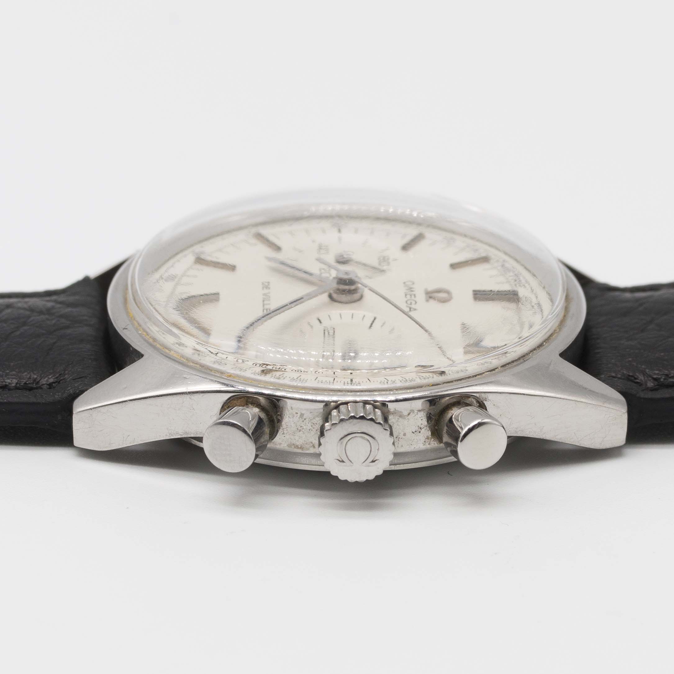 A GENTLEMAN'S STAINLESS STEEL OMEGA DE VILLE CHRONOGRAPH WRIST WATCH CIRCA 1969, REF. 145.017 WITH - Image 9 of 10