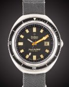 A GENTLEMAN'S STAINLESS STEEL ZODIAC SUPER SEA WOLF AUTOMATIC DIVERS WRIST WATCH CIRCA 1970, REF.