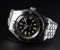 A RARE GENTLEMAN'S STAINLESS STEEL ETERNA MATIC SUPER KONTIKI BRACELET WATCH CIRCA 1960s, REF. 130