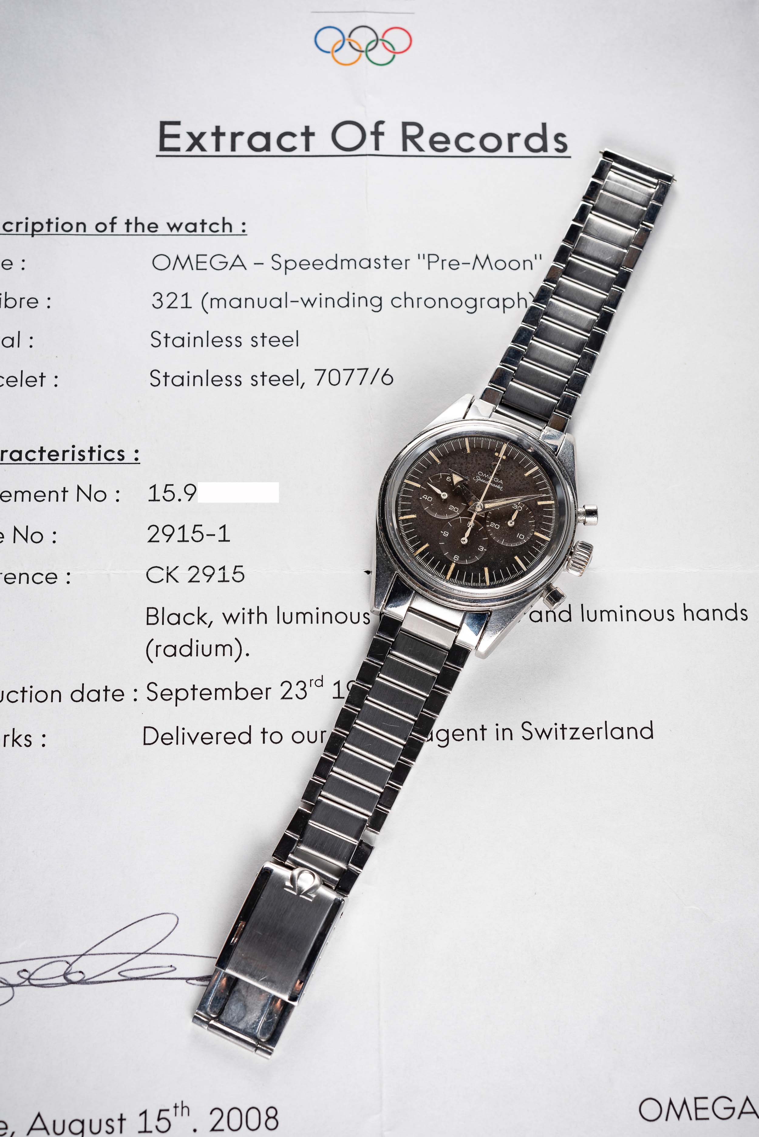 AN EXTREMELY RARE GENTLEMAN'S STAINLESS STEEL OMEGA SPEEDMASTER CHRONOGRAPH BRACELET WATCH DATED - Image 2 of 14